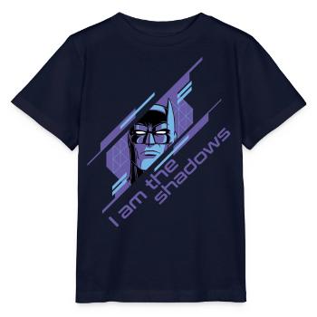 Batman I Am The Shadows - Stanley/Stella MINI CREATOR Kids’ T-Shirt - navy - Front - Kain (125cm)