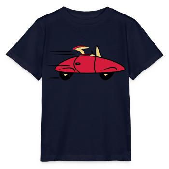 Auto Sportwagen schnell Wagen - Stanley/Stella Kinder T-Shirt MINI CREATOR  - Navy - Vorne - Kain (125cm)