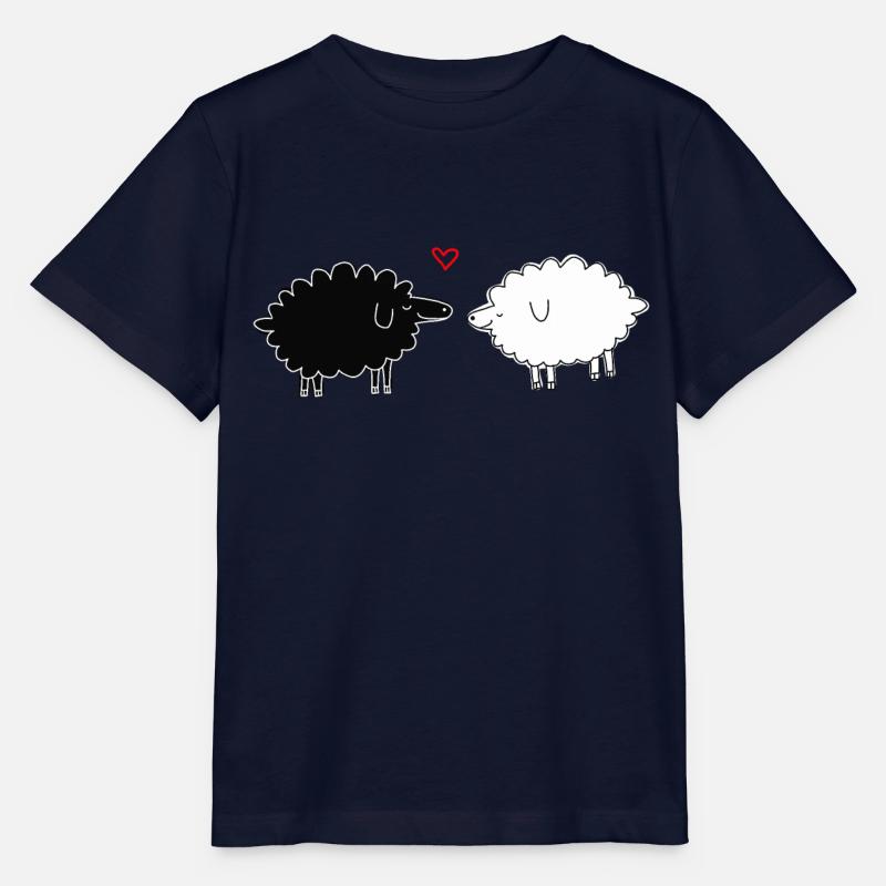Sheep - Stanley/Stella MINI CREATOR Kids’ T-Shirt - navy