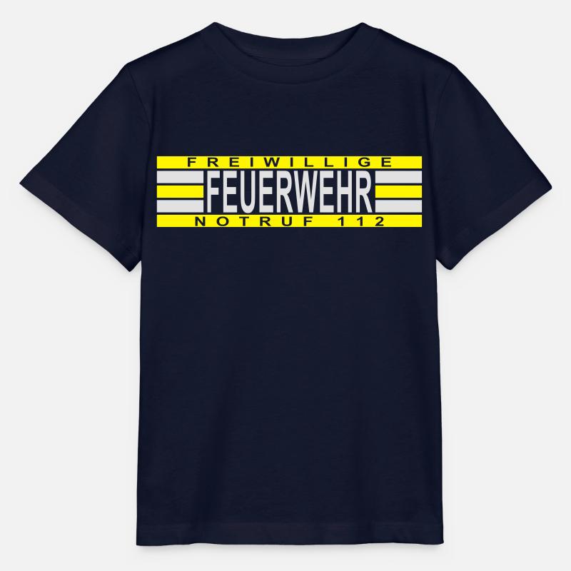 Freiwillige Feuerwehr Notruf 112 - Stanley/Stella Kinder T-Shirt MINI CREATOR  - Navy