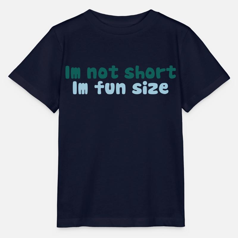 Im not short, im fun size - T-shirt bio MINI CREATOR Stanley/Stella Enfant - marine