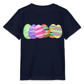 Ostereier - Stanley/Stella Kinder T-Shirt MINI CREATOR  - Navy - Vorne - Kain (125cm)