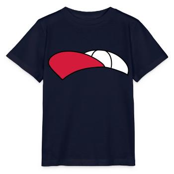 kappe hut muetze capy kopfbedeckung cool design cl - Stanley/Stella Kinder T-Shirt MINI CREATOR  - Navy - Vorne - Kain (125cm)