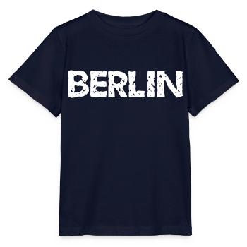 Berlin - Capitale - Allemagne - Allemagne - T-shirt bio MINI CREATOR Stanley/Stella Enfant - marine - Devant - Kain (125cm)