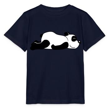 Panda Baer Suess - Stanley/Stella Kinder T-Shirt MINI CREATOR  - Navy - Vorne - Kain (125cm)