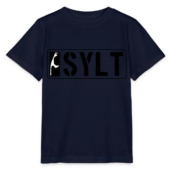 L’île de Sylt - T-shirt bio MINI CREATOR Stanley/Stella Enfant - marine - Devant - Kain (125cm)