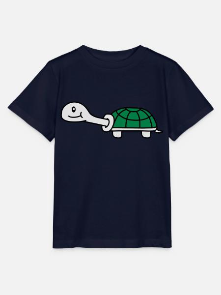 Cute Turtle - Stanley/Stella T-shirt MINI CREATOR til børn - marineblå