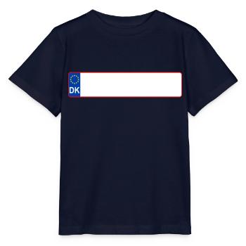 plaque d'immatriculation DK - T-shirt bio MINI CREATOR Stanley/Stella Enfant - marine - Devant - Kain (125cm)