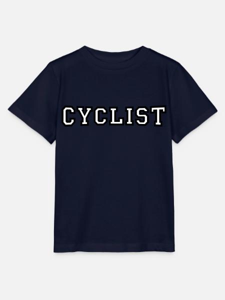 Cyclist - Stanley/Stella MINI CREATOR Kids’ T-Shirt - navy