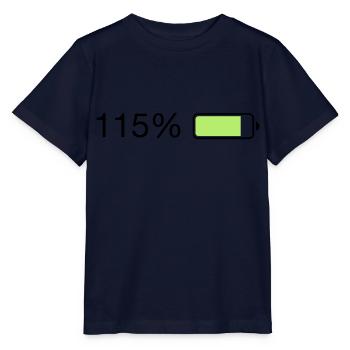 Fullenergy 115% Ladebalken - Stanley/Stella Kinder T-Shirt MINI CREATOR  - Navy - Vorne - Kain (125cm)