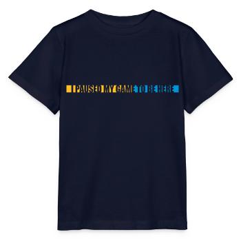Game Paused line - Stanley/Stella MINI CREATOR Kids’ T-Shirt - navy - Front - Kain (125cm)