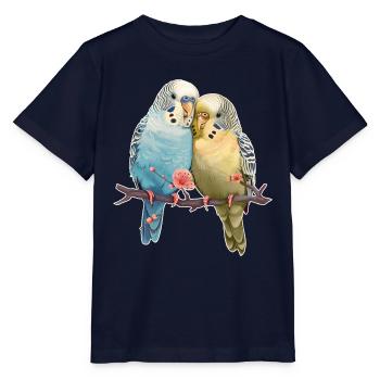 Budgies - Stanley/Stella MINI CREATOR Kids’ T-Shirt - navy - Front - Kain (125cm)