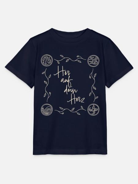 "Ein Mädchen Namens Willow" mit Hör Auf Dein Herz - Stanley/Stella Kinder T-Shirt MINI CREATOR - Navy
