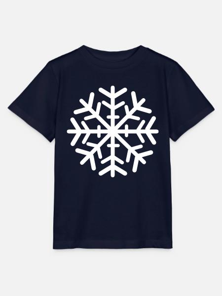 Schneeflocke - Stanley/Stella Kinder T-Shirt MINI CREATOR - Navy