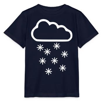 Schnee - Stanley/Stella Kinder T-Shirt MINI CREATOR  - Navy - Vorne - Kain (125cm)