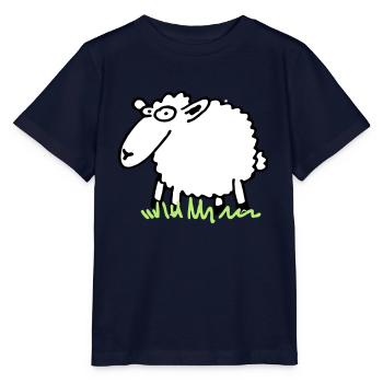 Schaf - Stanley/Stella Kinder T-Shirt MINI CREATOR  - Navy - Vorne - Kain (125cm)