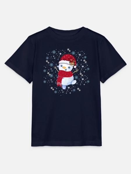 Snowman CHMAS - Stanley/Stella Kinder T-Shirt MINI CREATOR  - Navy