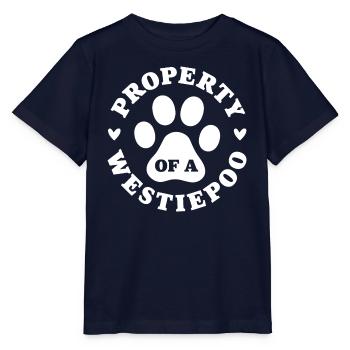 Propriété d’un Westiepoo - T-shirt bio MINI CREATOR Stanley/Stella Enfant - marine - Devant - Kain (125cm)