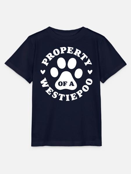 Eigentum eines Westiepoo - Stanley/Stella Kinder T-Shirt MINI CREATOR - Navy