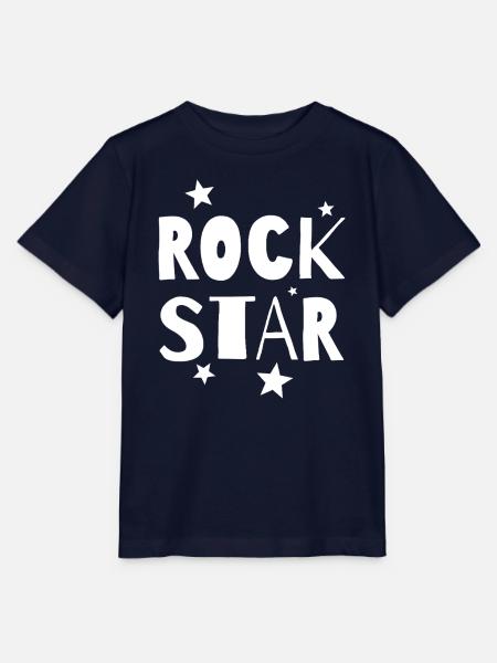 Rock Star - Stanley/Stella Kinder T-Shirt MINI CREATOR - Navy