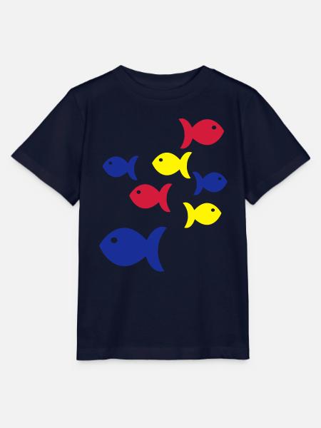 fische - Stanley/Stella Kinder T-Shirt MINI CREATOR - Navy