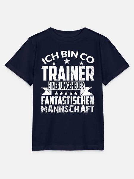 ICH BIN CO-TRAINER EINER FANTASTISCHEN MANNSCHAFT - Stanley/Stella Kinder T-Shirt MINI CREATOR  - Navy