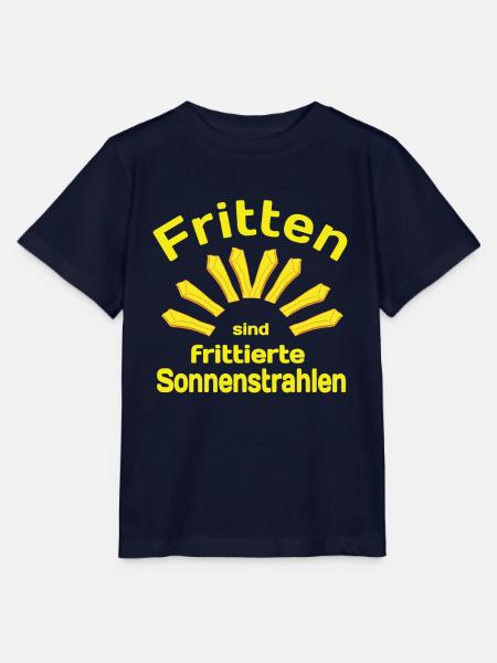 Fritten Spruch Sonne - Stanley/Stella Kinder T-Shirt MINI CREATOR  - Navy