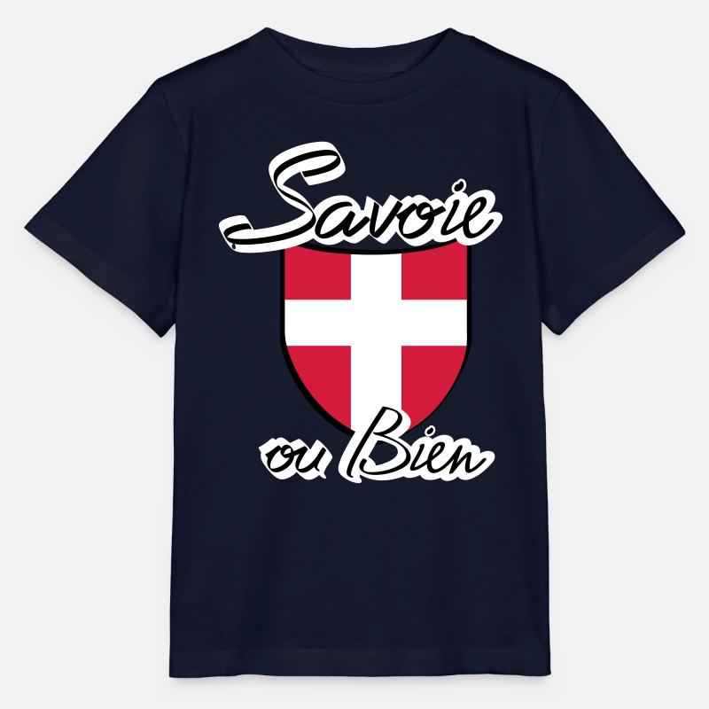ecusson savoie - T-shirt bio MINI CREATOR Stanley/Stella Enfant - marine