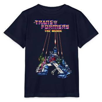 Transformers The Movie Logo Design  - Stanley/Stella Kinder T-Shirt MINI CREATOR  - Navy - Vorne - Kain (125cm)