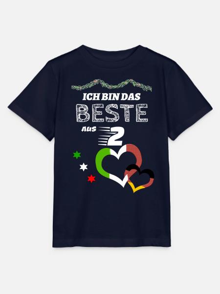 Deutsch-Italienisch-beste - Stanley/Stella Kinder T-Shirt MINI CREATOR  - Navy