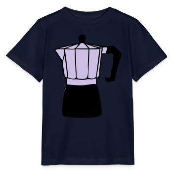 Kaffee - Stanley/Stella Kinder T-Shirt MINI CREATOR  - Navy - Vorne - Kain (125cm)