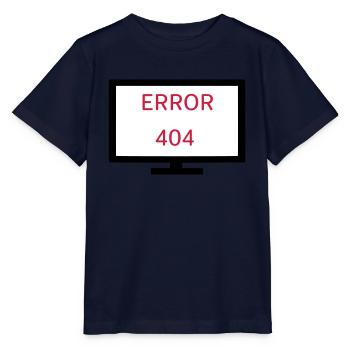 Computer Fehler 404 - Stanley/Stella Kinder T-Shirt MINI CREATOR  - Navy - Vorne - Kain (125cm)