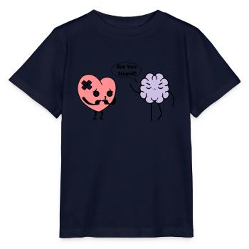 Apprendre le coeur - T-shirt bio MINI CREATOR Stanley/Stella Enfant - marine - Devant - Kain (125cm)