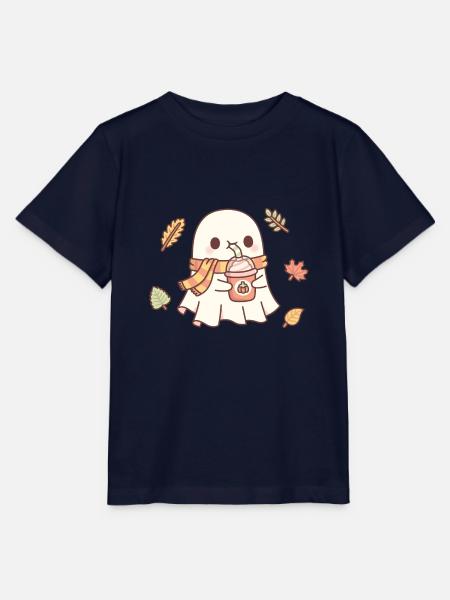 Süßer Geist Trinkt Kürbis Gewürz Latte Herbst - Stanley/Stella Kinder T-Shirt MINI CREATOR  - Navy