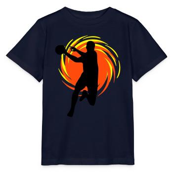 Eddy Handballer - T-shirt bio MINI CREATOR Stanley/Stella Enfant - marine - Devant - Kain (125cm)