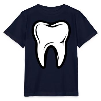 Tooth Symbol - Stanley/Stella MINI CREATOR Kids’ T-Shirt - navy - Front - Kain (125cm)