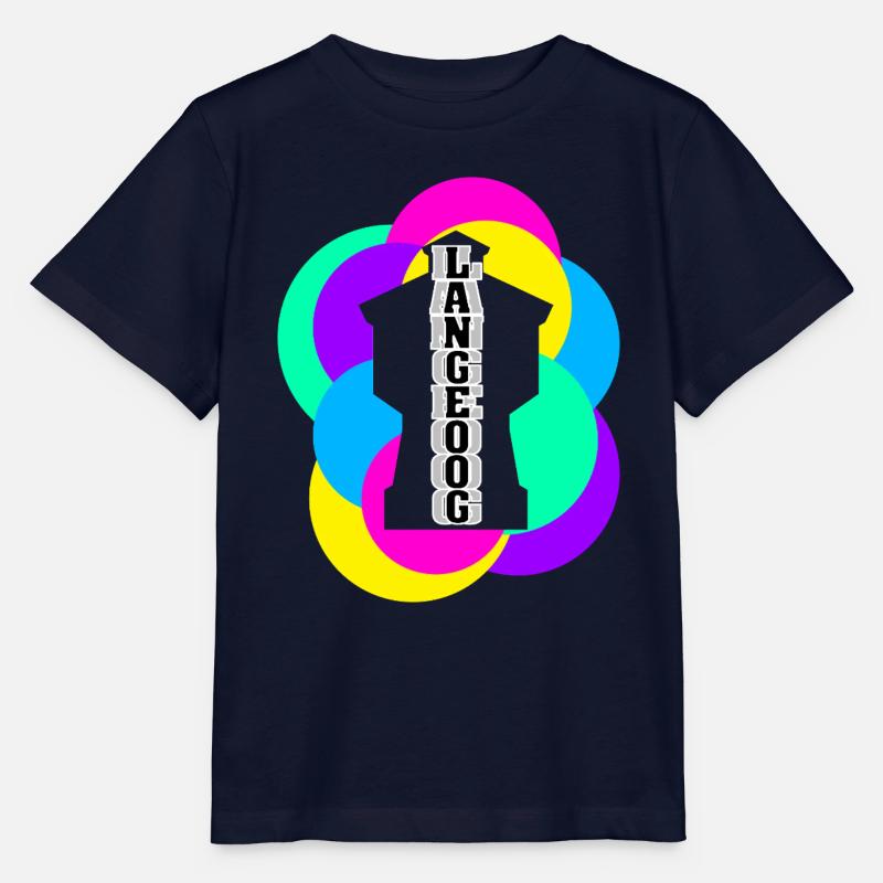 Wasserturm Langeoog bunt - Stanley/Stella Kinder T-Shirt MINI CREATOR  - Navy