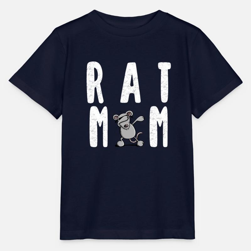 Little Rat Dances - Danse Dab - Tamponnage - Rats - T-shirt bio MINI CREATOR Stanley/Stella Enfant - marine