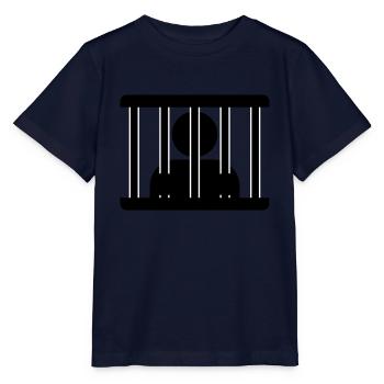 behind bars - Stanley/Stella MINI CREATOR Kids’ T-Shirt - navy - Front - Kain (125cm)