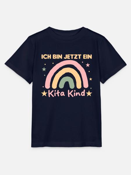 ich bin jetzt ein Kita Kind 2025 Kita Start - Stanley/Stella Kinder T-Shirt MINI CREATOR - Navy