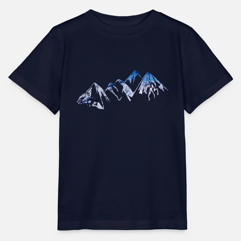 Schneelandschaft - Stanley/Stella Kinder T-Shirt MINI CREATOR  - Navy