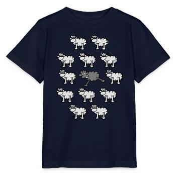 be different - Stanley/Stella Kinder T-Shirt MINI CREATOR  - Navy - Vorne - Kain (125cm)