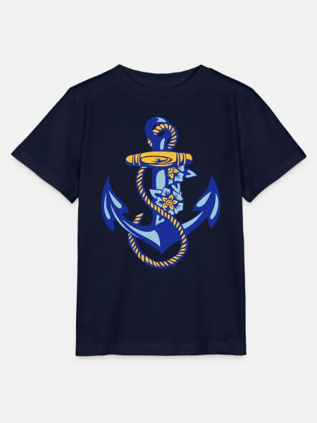 sailor*anchor - Stanley/Stella Kinder T-Shirt MINI CREATOR - Navy