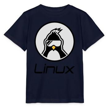 linux - T-shirt bio MINI CREATOR Stanley/Stella Enfant - marine - Devant - Kain (125cm)