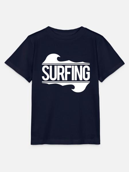 surfing - Stanley/Stella Kinder T-Shirt MINI CREATOR - Navy