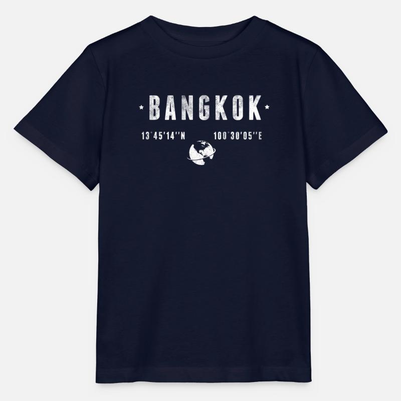 Bangkok - Stanley/Stella Kinder T-Shirt MINI CREATOR  - Navy