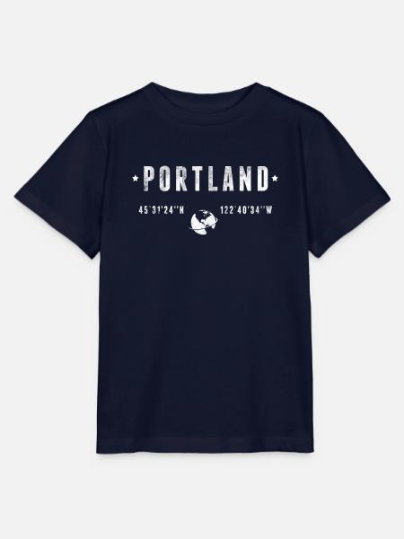 Portland - Stanley/Stella Kinder T-Shirt MINI CREATOR - Navy