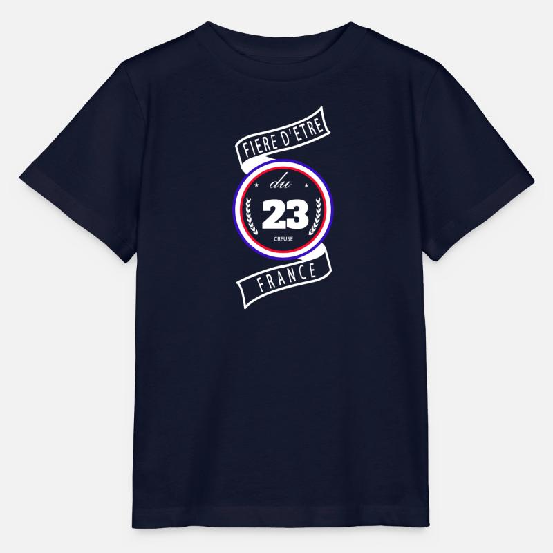 Fière d'être du 23 - T-shirt bio MINI CREATOR Stanley/Stella Enfant - marine