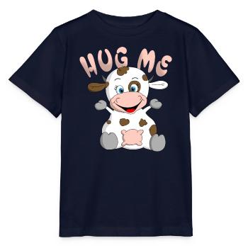 Hug me Kuh - Stanley/Stella Kinder T-Shirt MINI CREATOR  - Navy - Vorne - Kain (125cm)