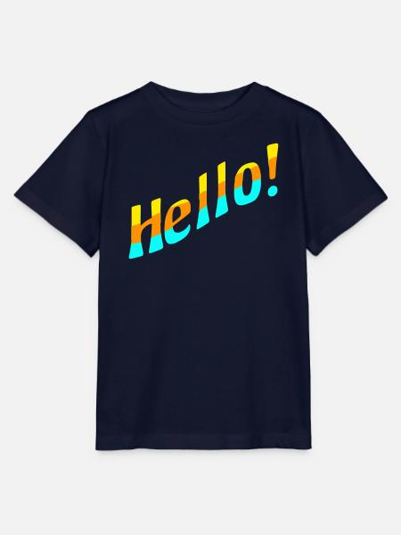 Hello! - Stanley/Stella Kinder T-Shirt MINI CREATOR  - Navy